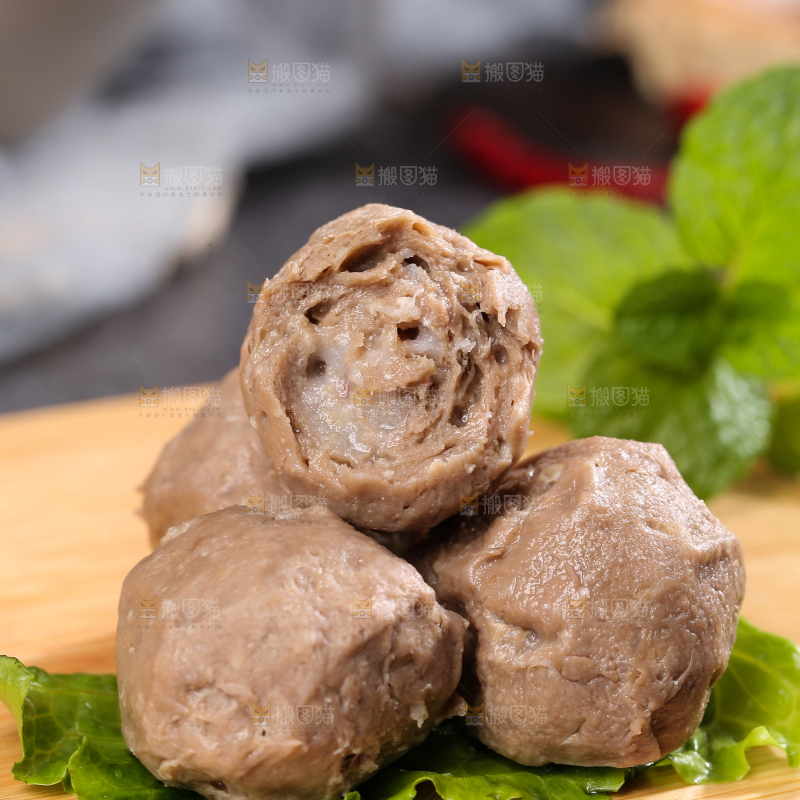 深底上的牛筋丸