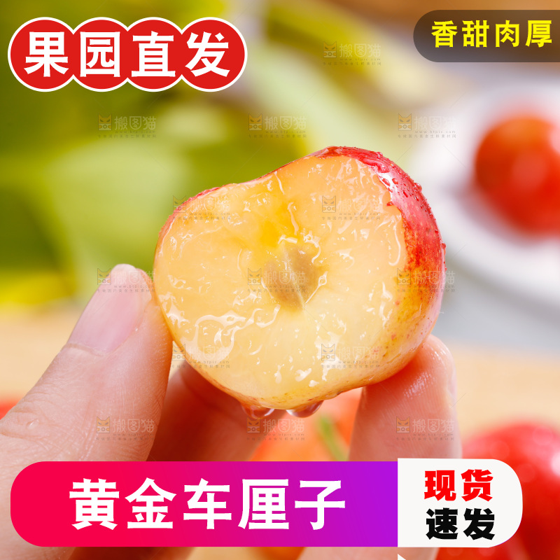 浅底上的黄金车厘子