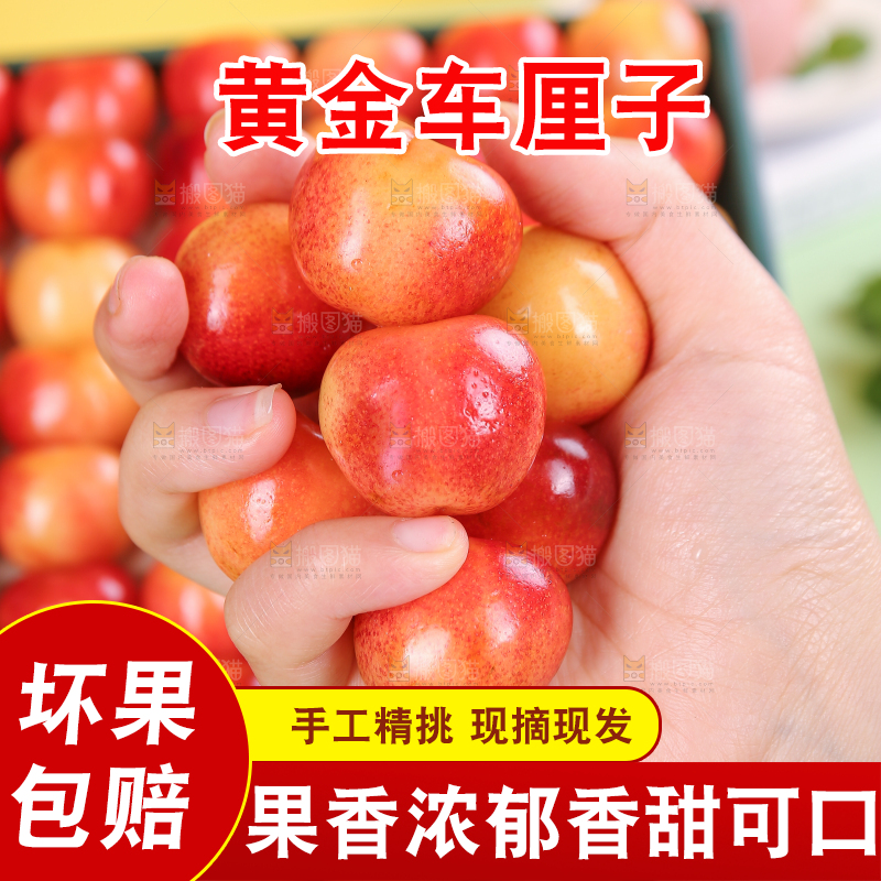 浅底上的黄金车厘子
