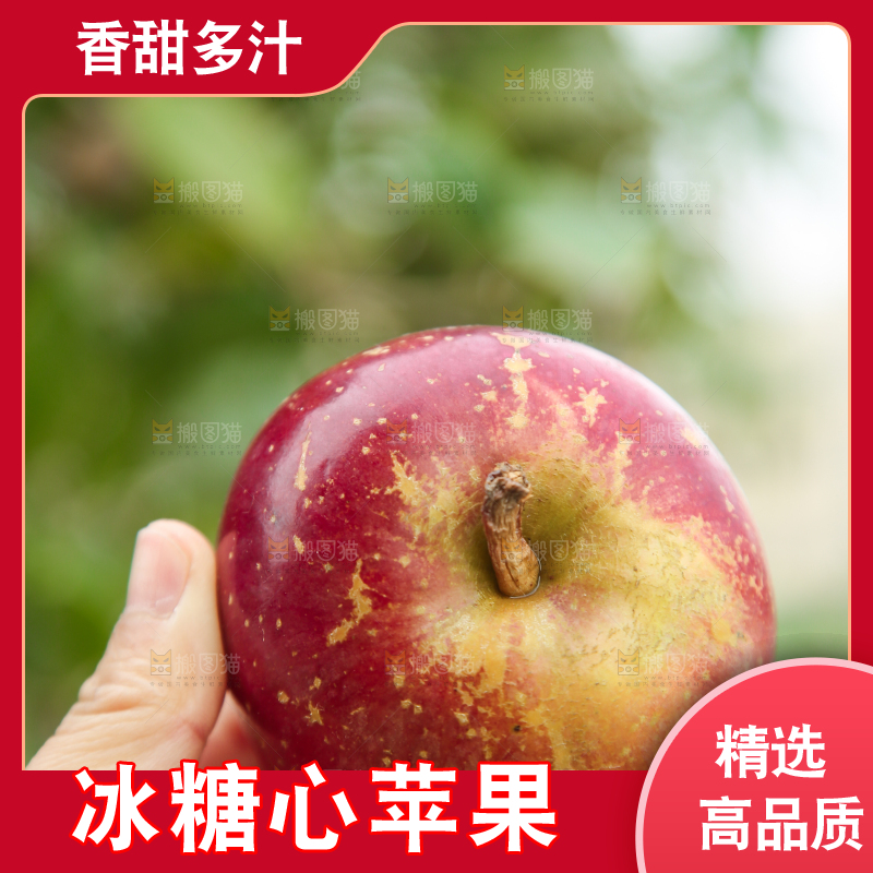 手里拿着昭通丑苹果