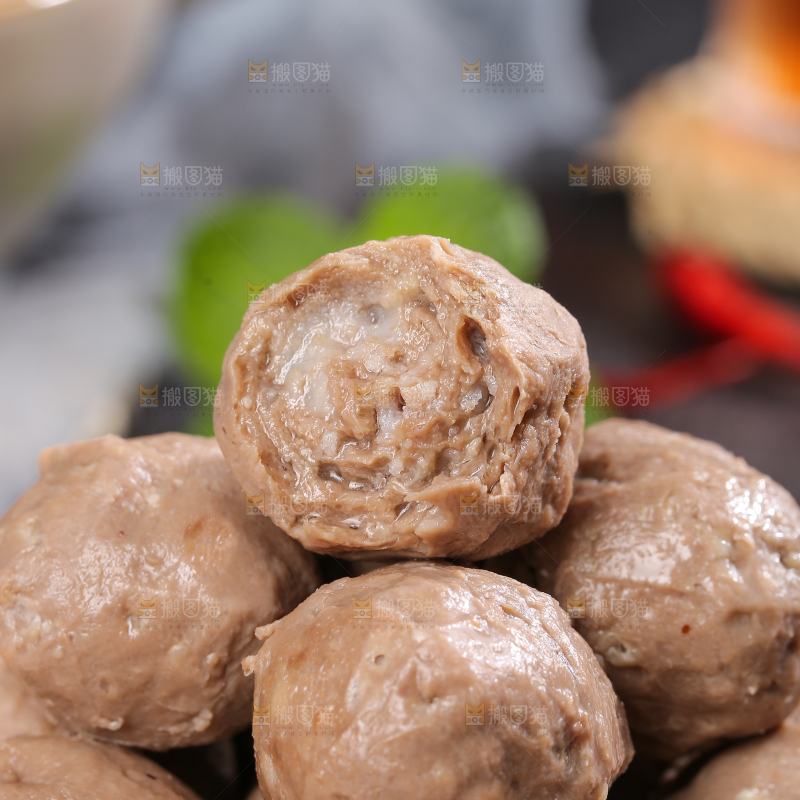 深底上的牛筋丸