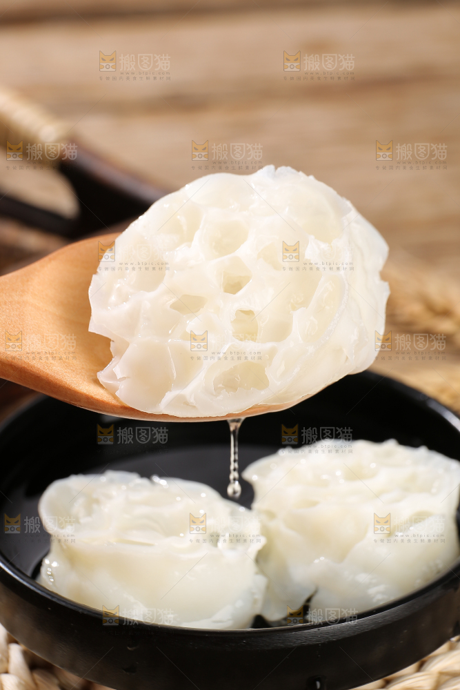 深底上的原味面藕