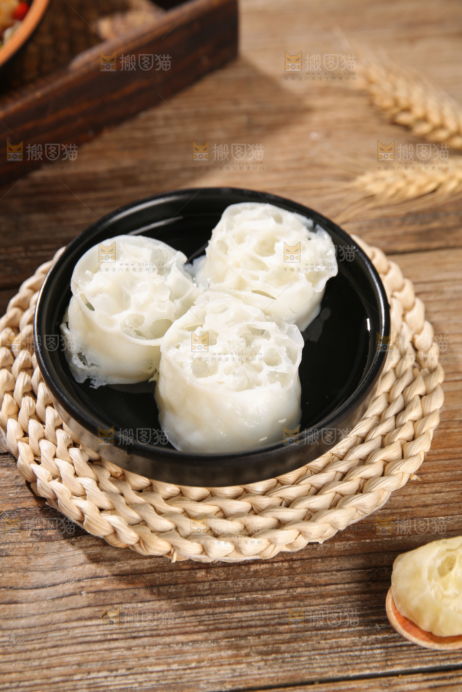 深底上的原味面藕