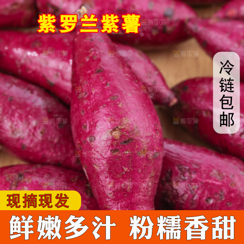 浅底上的板栗紫薯