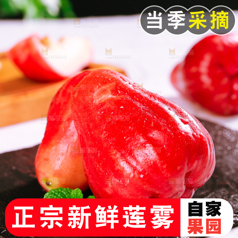 浅底上的莲雾