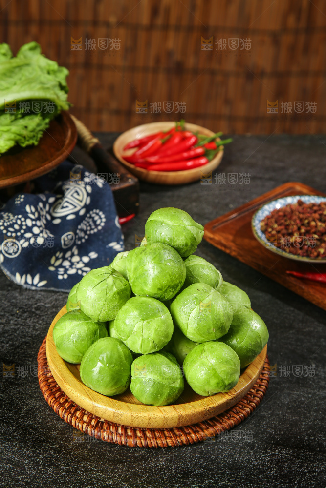 深底上的孢子甘蓝