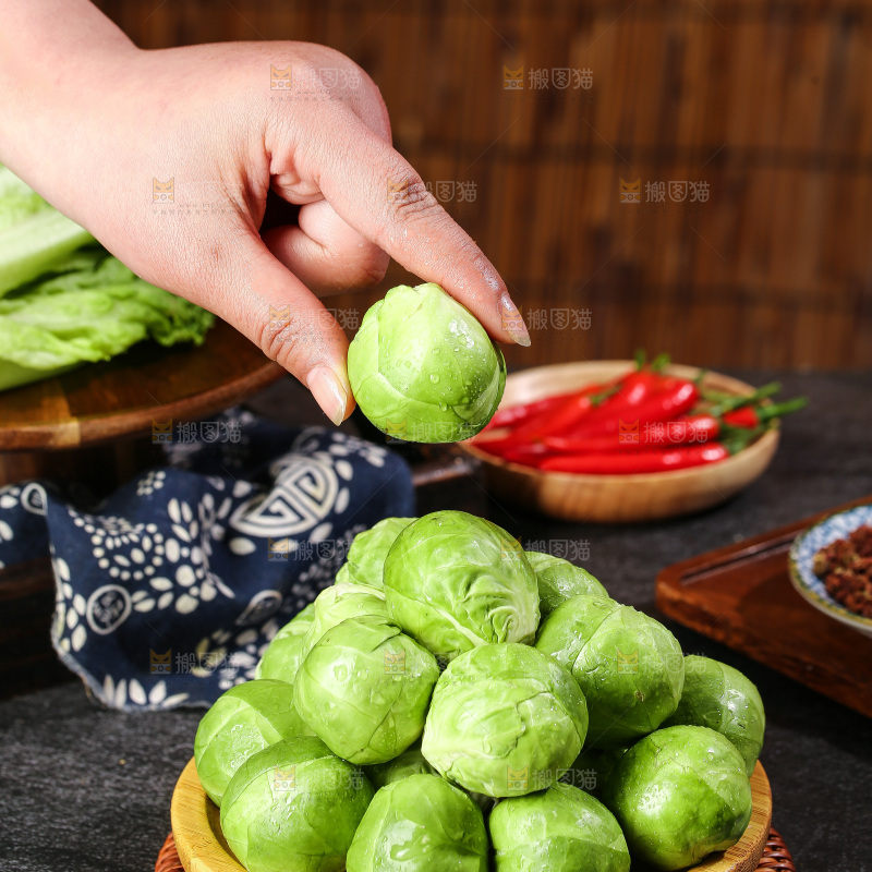 深底上的孢子甘蓝