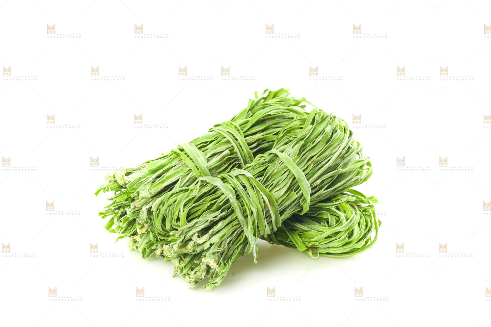 白底上的贡菜