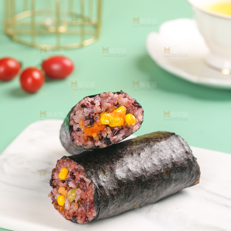 浅底上的手工大饭团