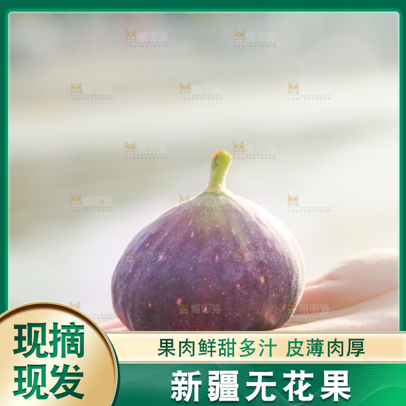 手里拿着无花果