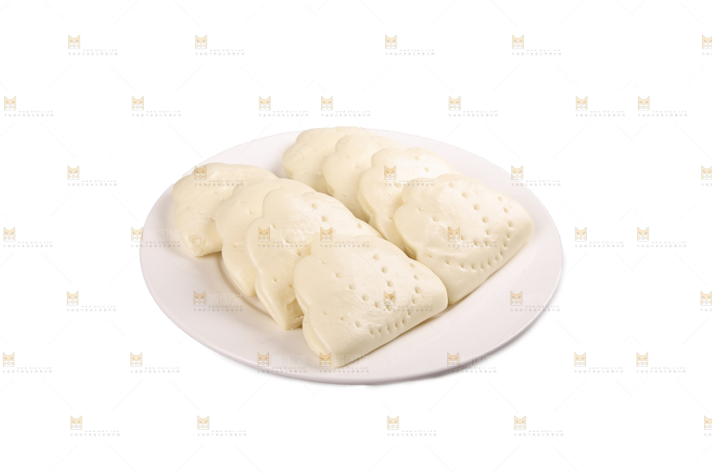 白底上的荷叶饼