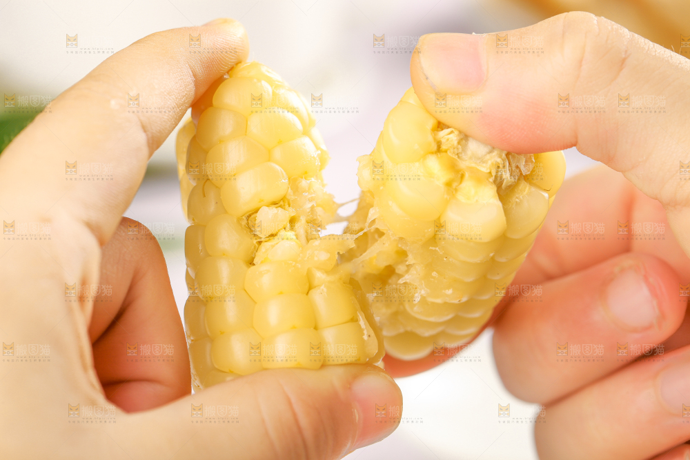 浅底上的手指糯玉米