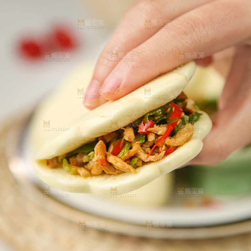 深底上的荷叶饼