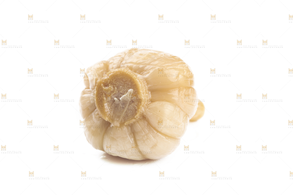 白底上的糖蒜