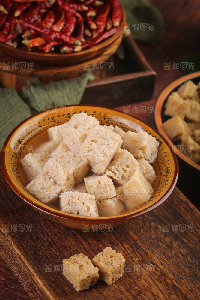 深底上的面筋