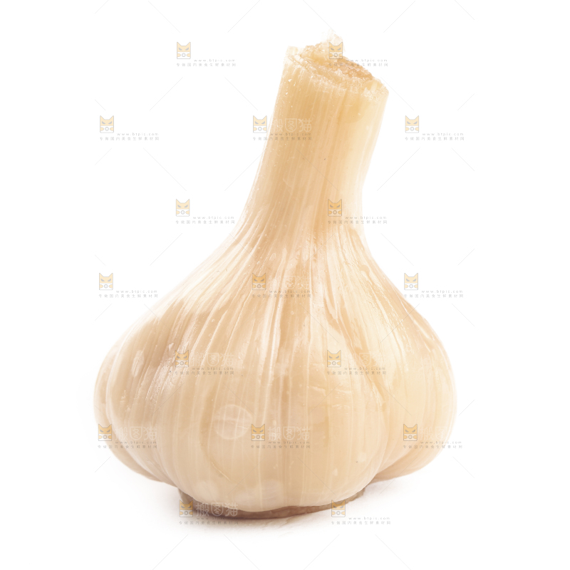 白底上的糖蒜