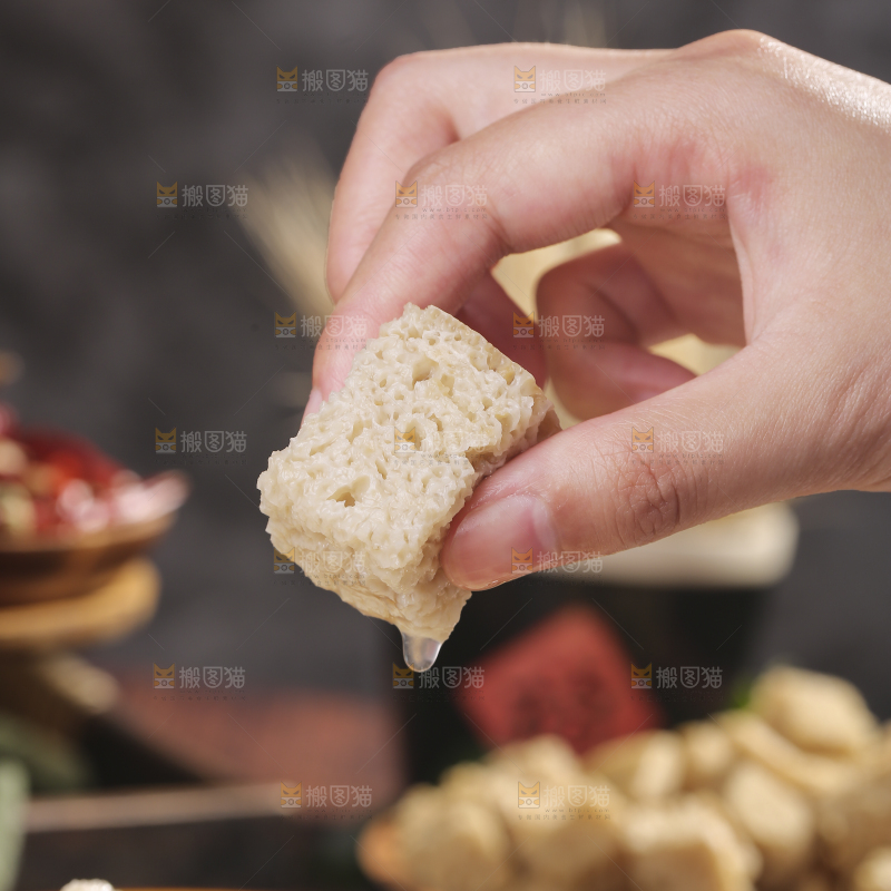 深底上的面筋