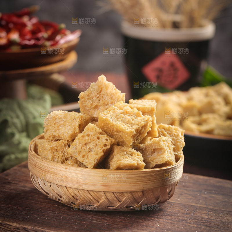 深底上的面筋