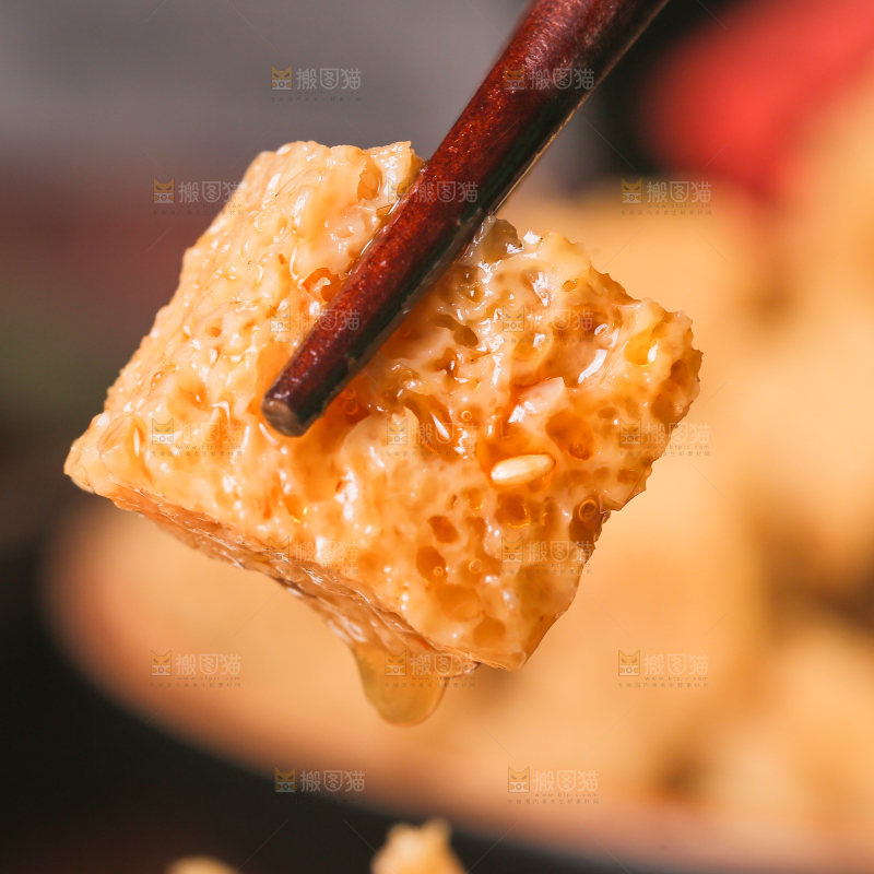 深底上的面筋