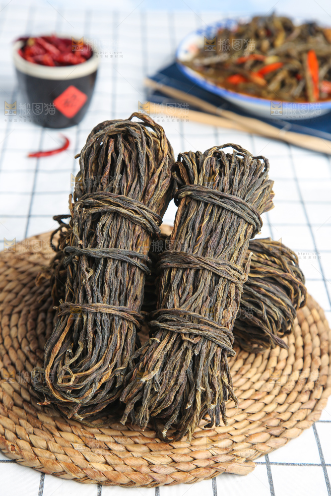 浅底上的干豆角
