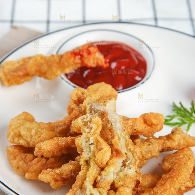 浅底上的小酥肉