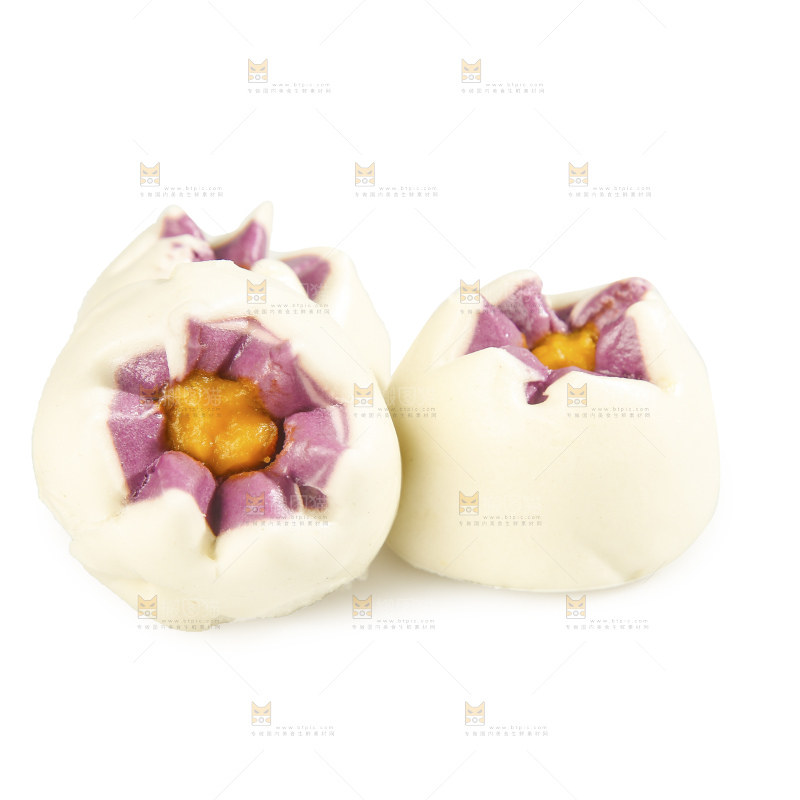 白底上的芙蓉包