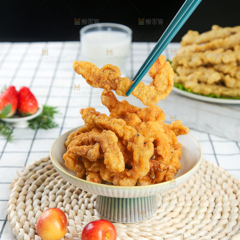 浅底上的小酥肉