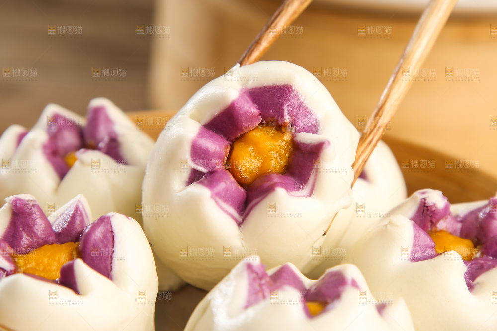 木底上的芙蓉包