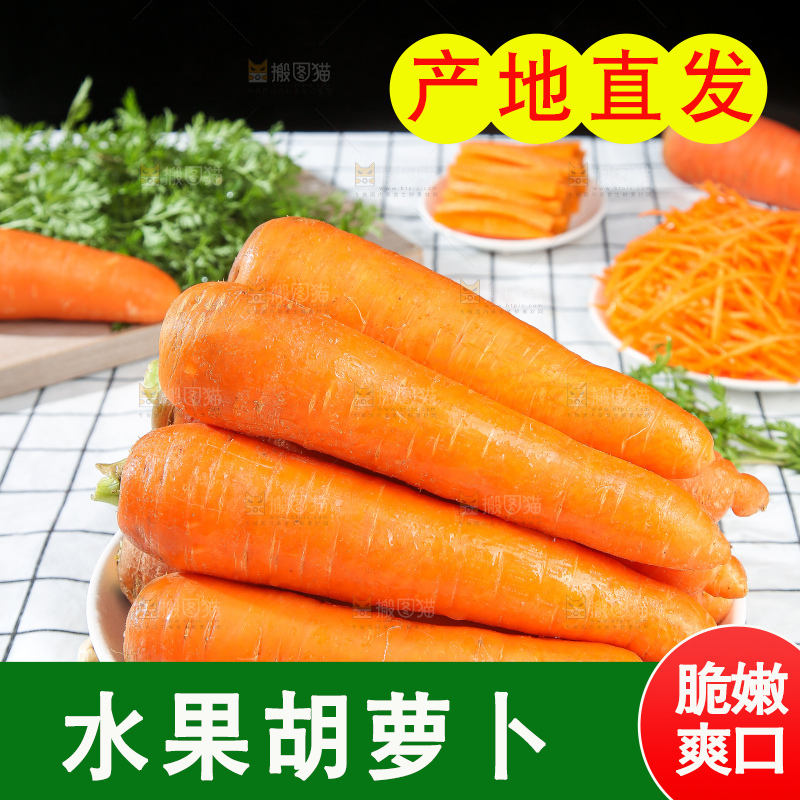 浅底上的胡萝卜