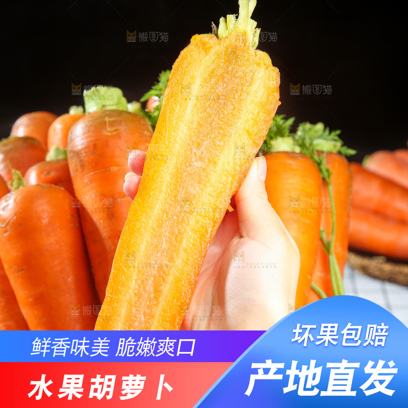 浅底上的胡萝卜