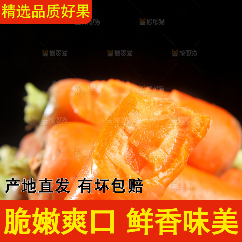 浅底上的胡萝卜