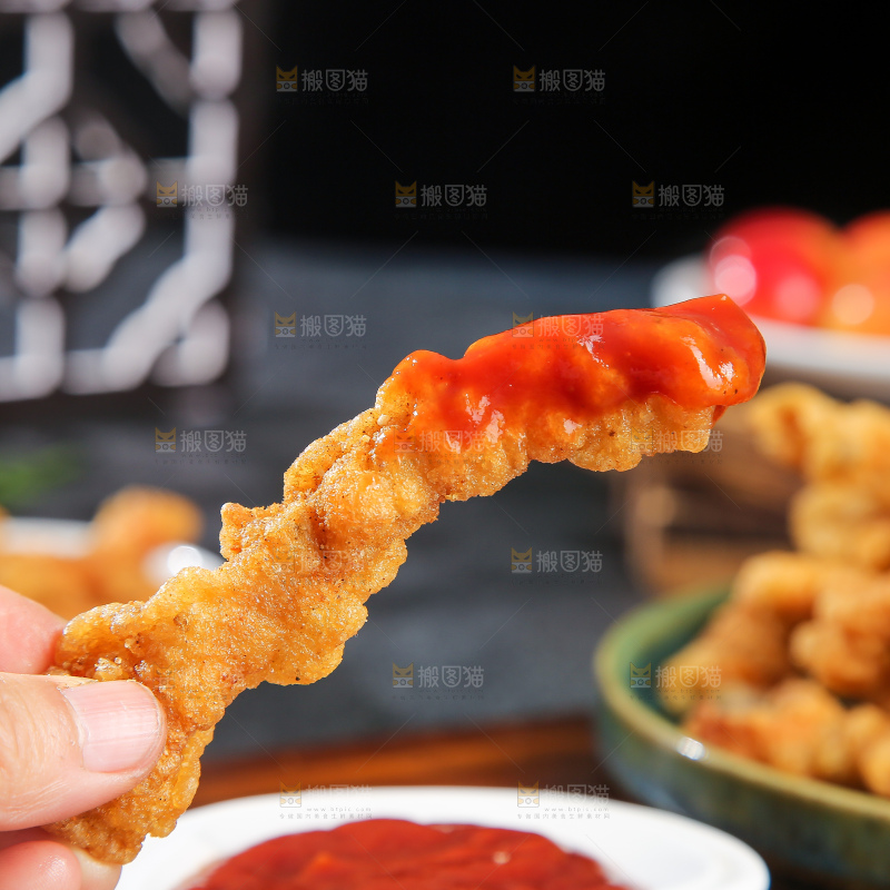深底上的小酥肉