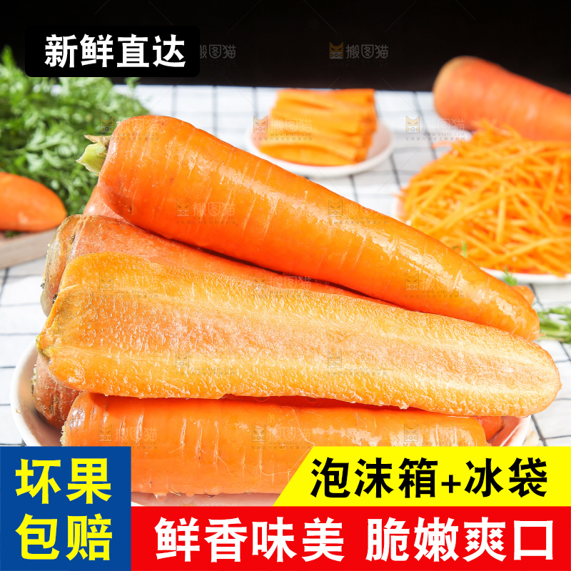 浅底上的胡萝卜