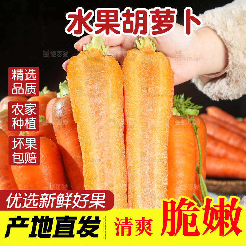 浅底上的胡萝卜