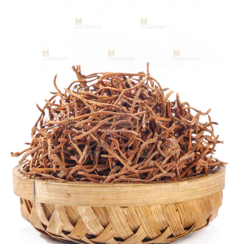 白底上的干折耳根