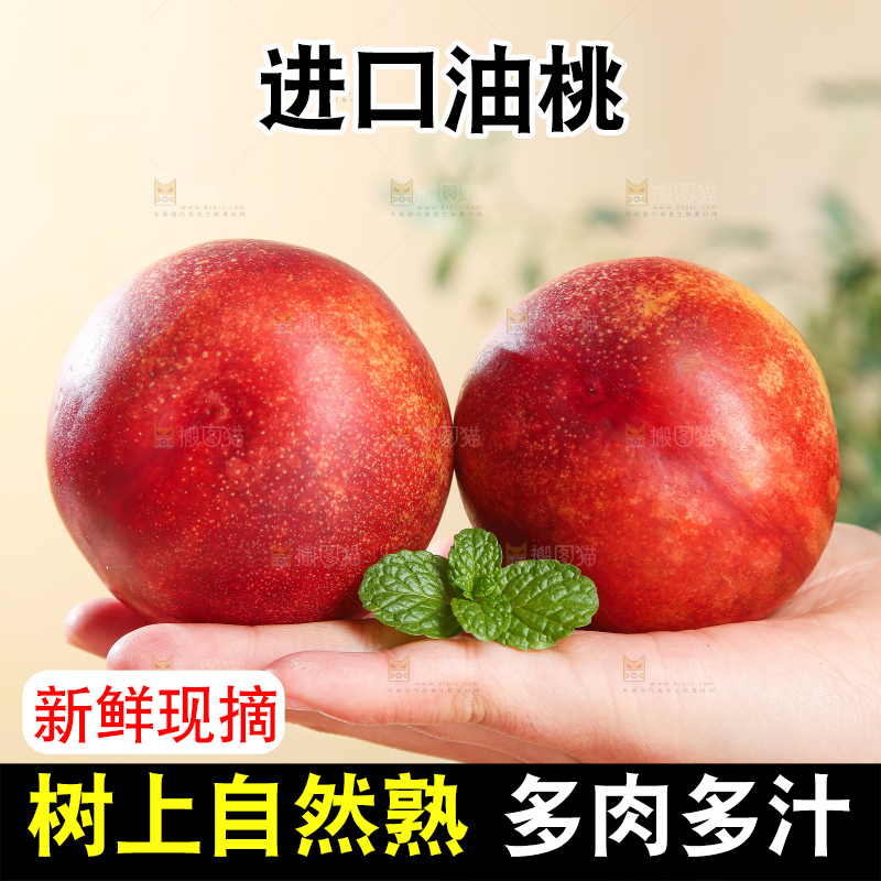 浅底上的澳洲油桃