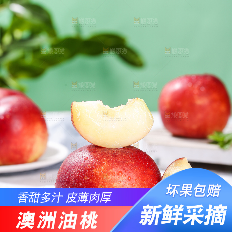 浅底上的澳洲油桃