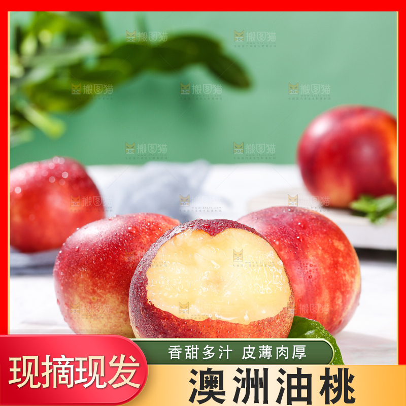 浅底上的澳洲油桃