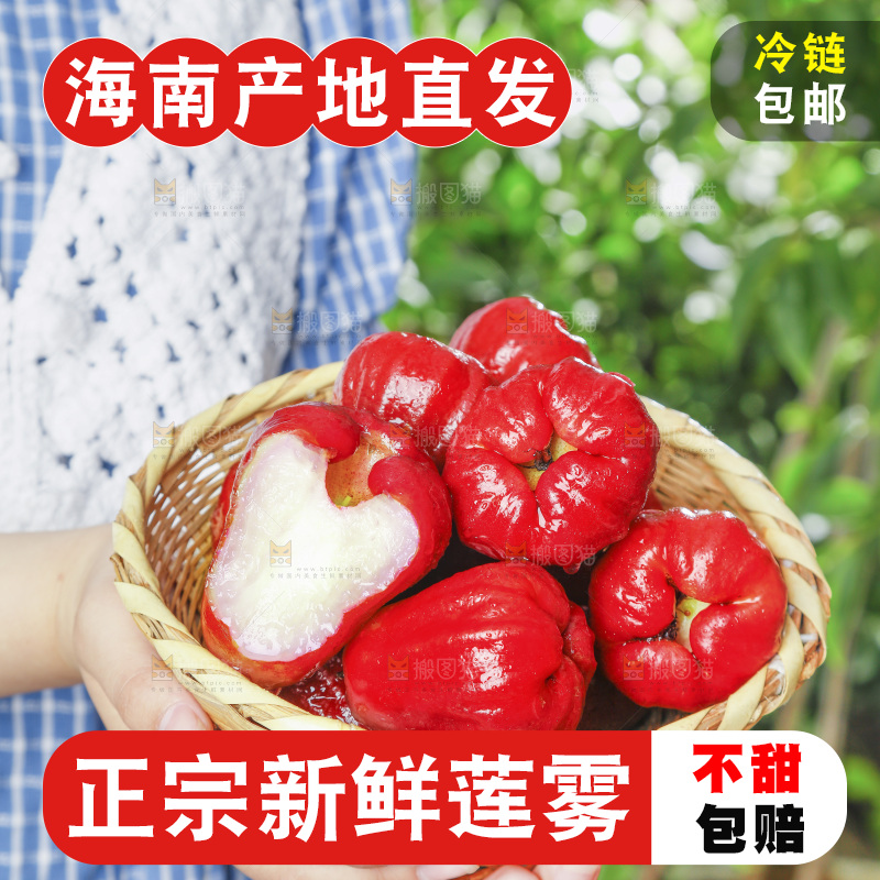 篮子里的莲雾果