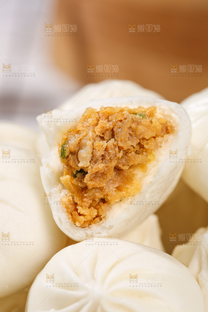 浅底上的杭州小笼包