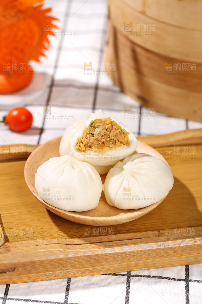 浅底上的杭州小笼包