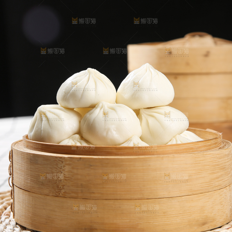浅底上的杭州小笼包