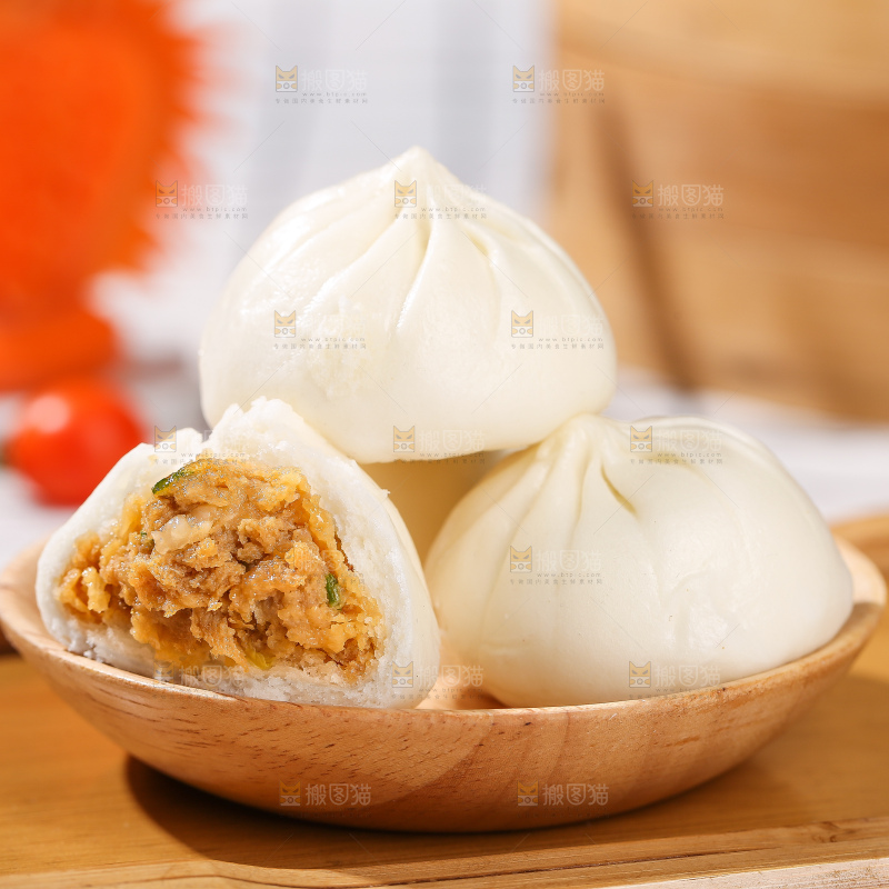 浅底上的杭州小笼包