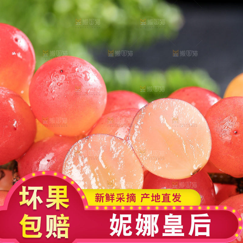 深底上的妮娜皇后葡萄