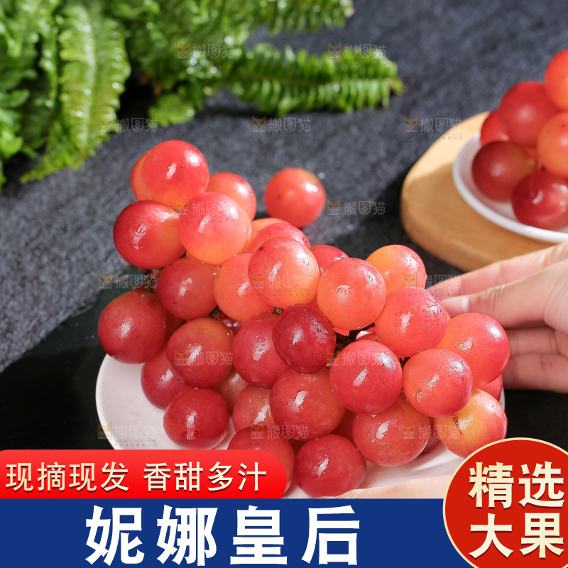 深底上的妮娜皇后葡萄