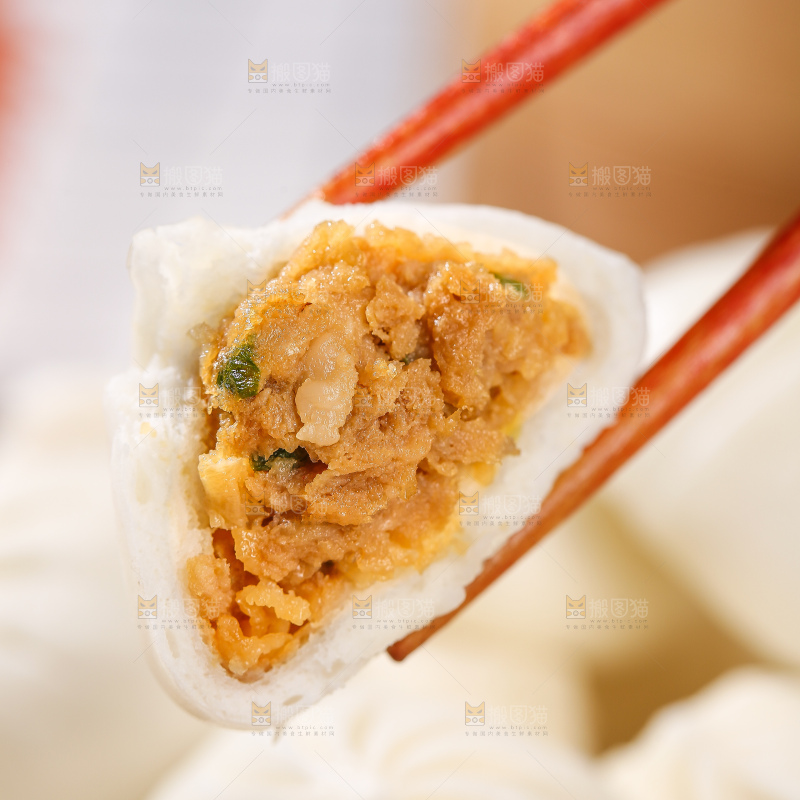 浅底上的杭州小笼包