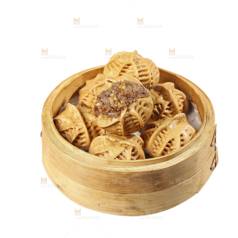 白底上的核桃包