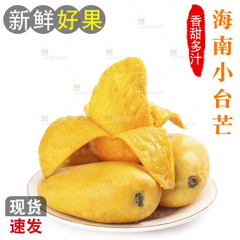 白底上的小台芒