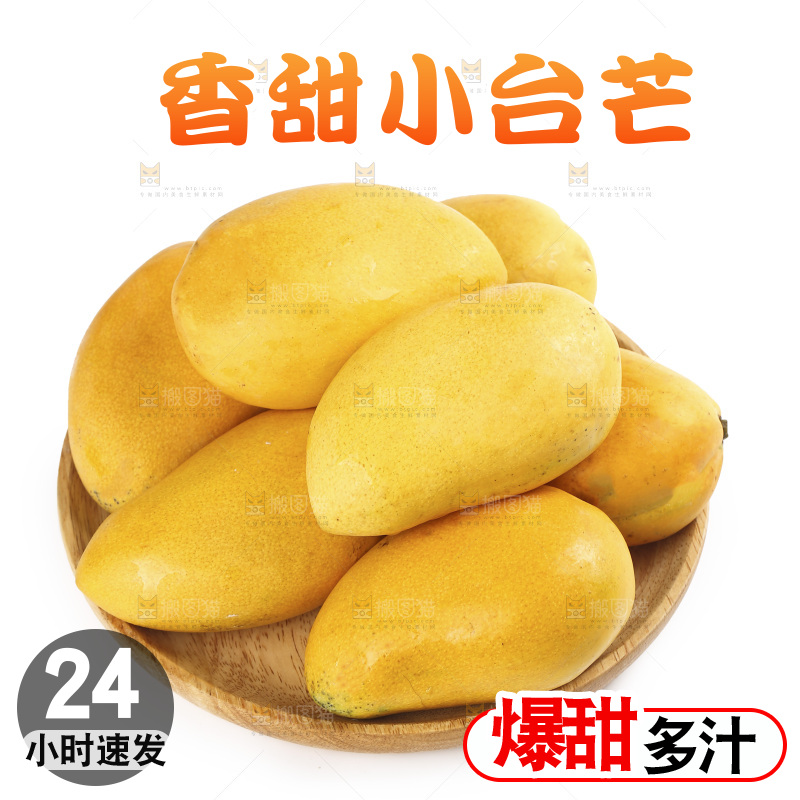 白底上的小台芒