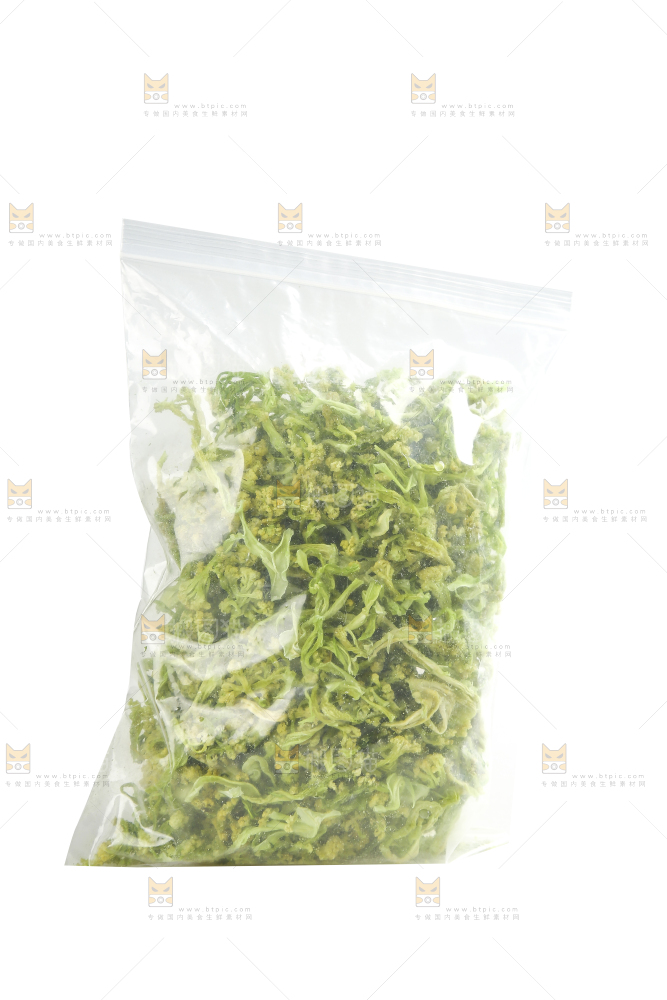 白底上的干花菜